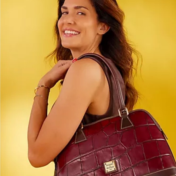 Dooney & Bourke Shaina Cognac Satchel (NWOT) - Picture 1 of 5